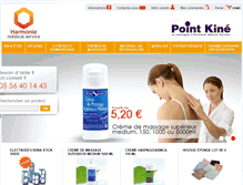Tablet Screenshot of materiel-kine.com